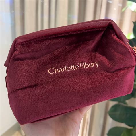 charlotte tilbury velvet makeup bag